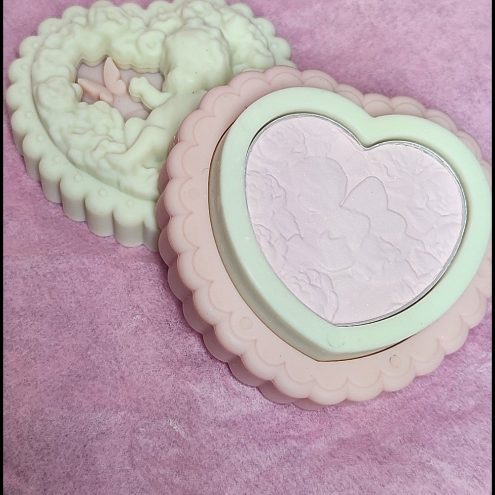 Heart-Shaped Pink Bath Soap